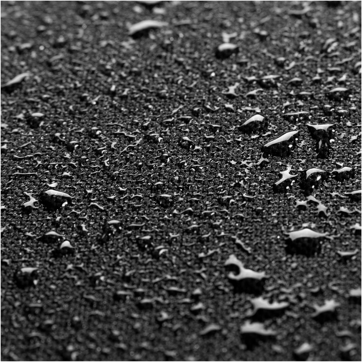 Blackstone 36" Griddle with Hood Cover - Black - water beading on the fabric