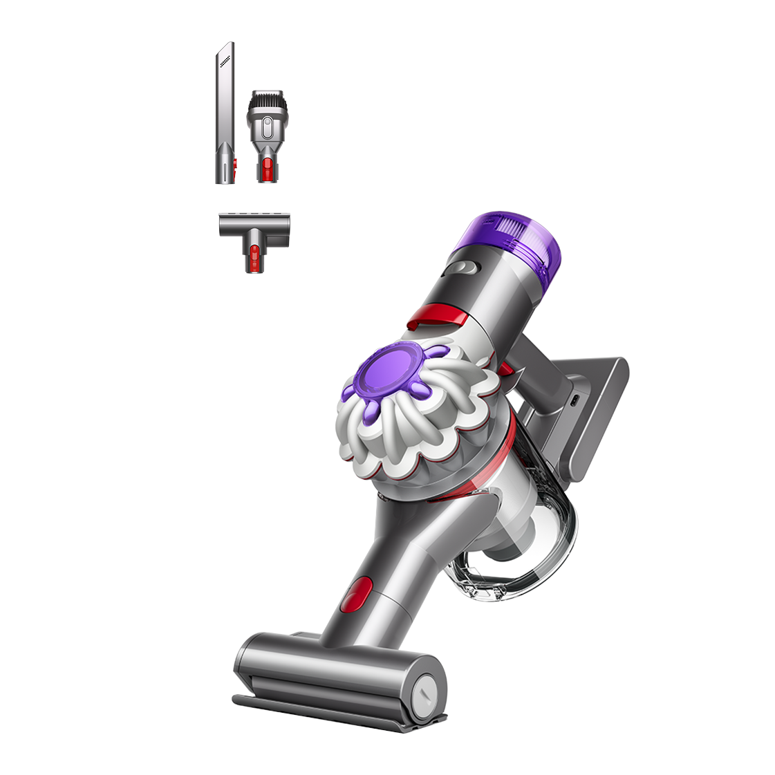 Dyson Car+Boat Handheld Vacuum Cleaner - Silver - front view