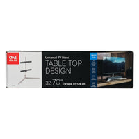 One For All Table Top TV Stand – 32-70", Swivel & Height Adjust