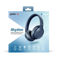 Groov-e Rhythm ANC Wireless Headphones Blue - official product image
