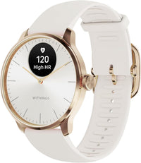 Withings ScanWatch Light - Health Tracking Watch with Heart Rate & SpO2 - Rose Gold White | 78-HWA11-model 1-All-Int