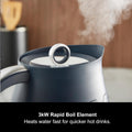 Morphy Richards Cassini 1.7L Rapid Boil Jug Kettle, Outer Space Blue & Silver | 103021