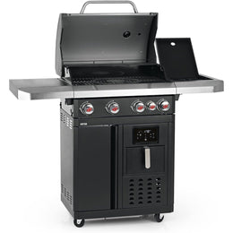 Landmann Fryton 4.1 Cast Iron Gas BBQ with Integrated 3.5L Hot Air Fryer | 7982