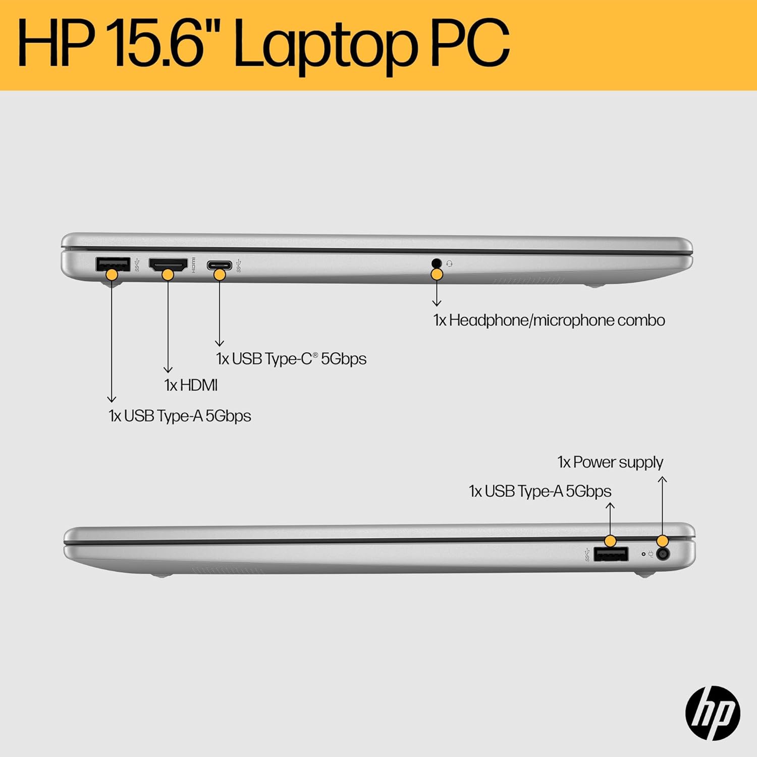 HP 15.6" AMD Ryzen 7 5825U Processor | 16GB RAM | 1TB SSD | AMD Radeon Graphics | BQ7X8EA