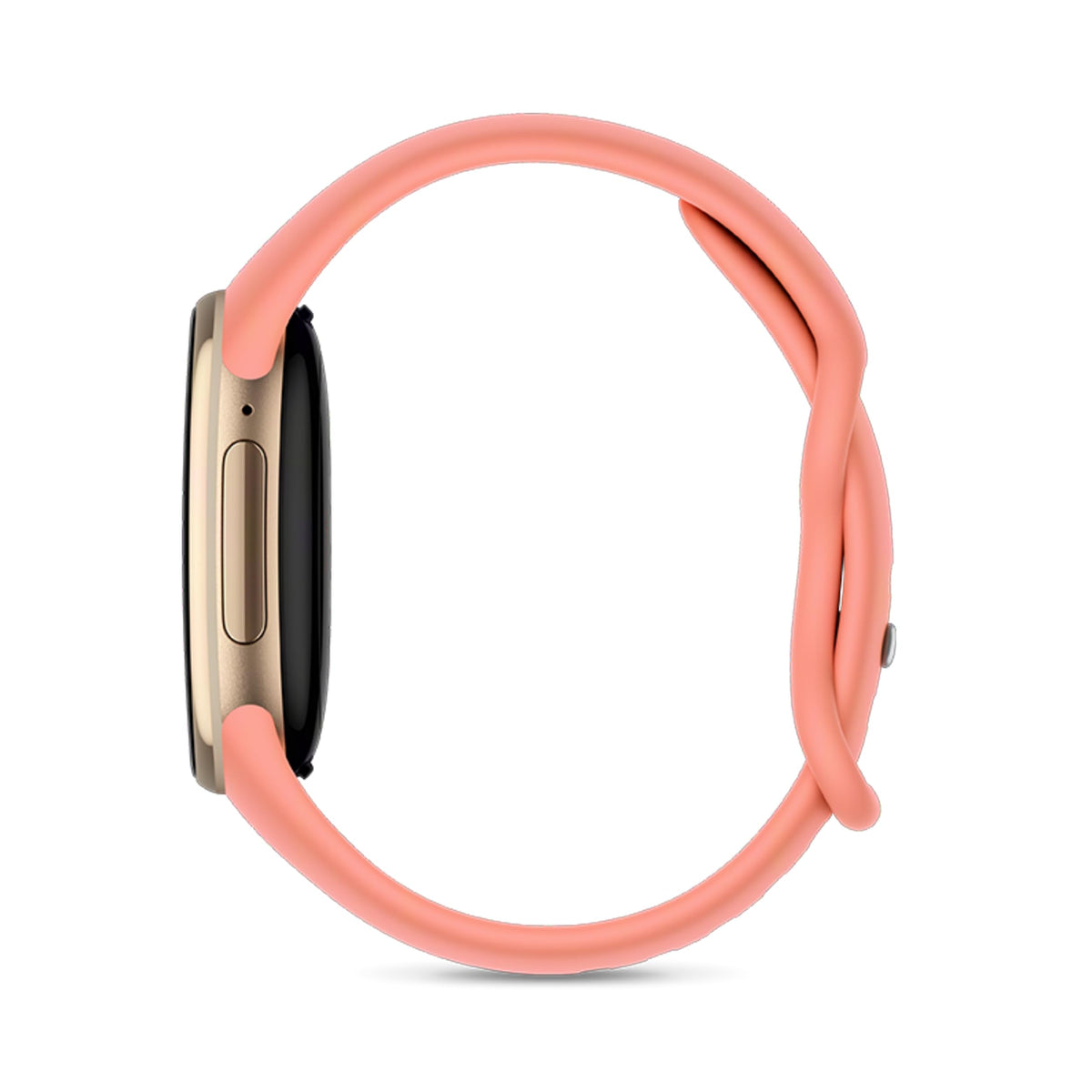 Google Fitbit Edge Smartwatch - Canyon Gold - side view