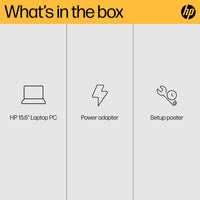 HP AMD Ryzen 3 7320U 8GB 256GB SSD 15.6" Full HD Laptop Windows 11 Home | BM2U1EA#ABU