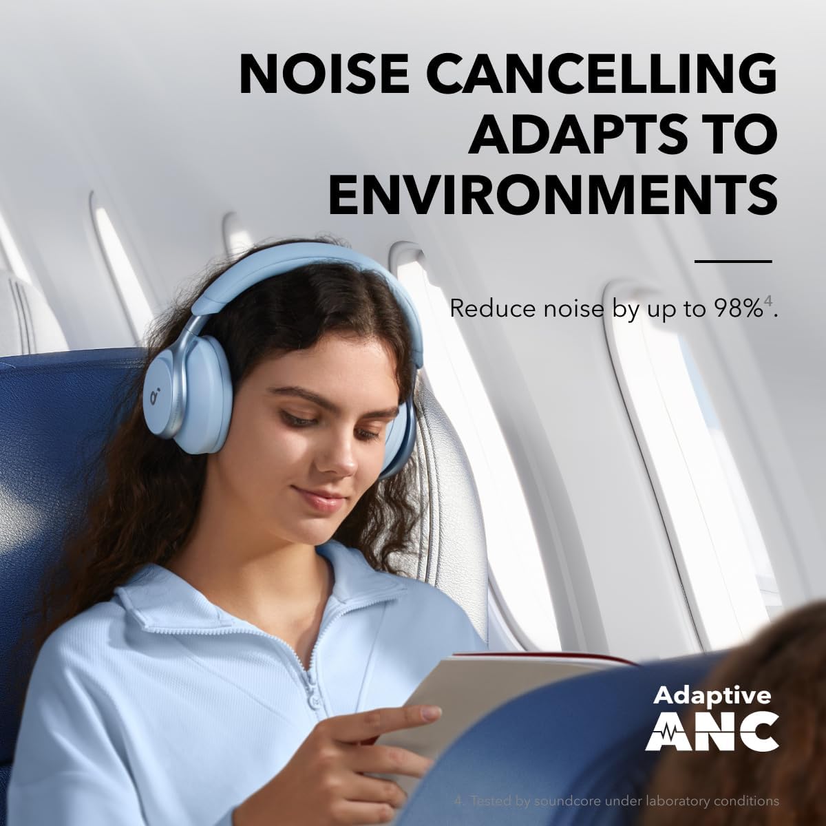 Soundcore Space One Adaptive ANC Headphones - Blue | A3035G31