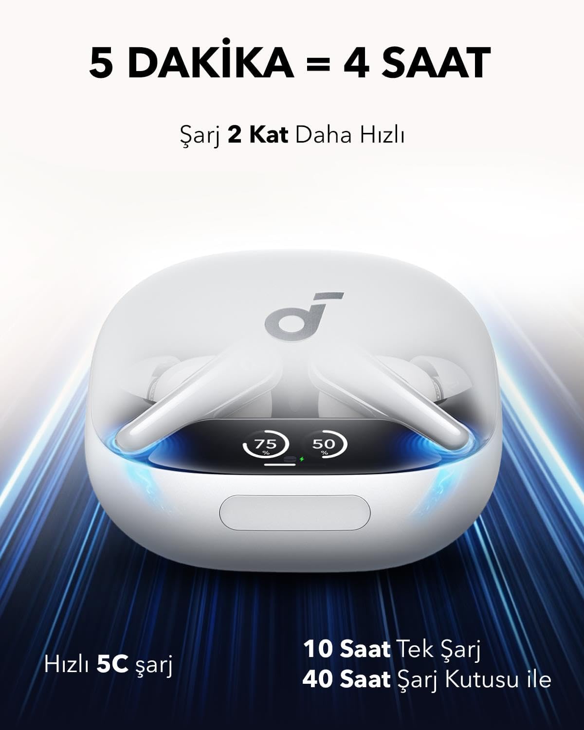 Soundcore Liberty 4 Pro True Wireless Noise Cancelling Earbuds | Premium ANC Audio