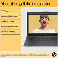 HP 15.6" FHD LCD, AMD Ryzen 5 7520U Quad-Core, 8GB LPDDR5 RAM, 512GB SSD | BM2V0EA#ABU
