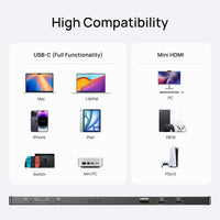 ARZOPA Z1C 16.1" FHD Portable Monitor with Built-in Kickstand | Z1C