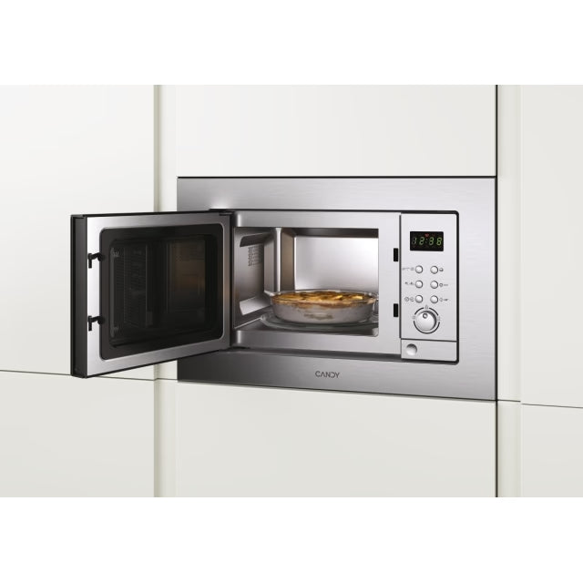Candy Built-In Microwave with Grill - Stainless Steel | MICG201BUK