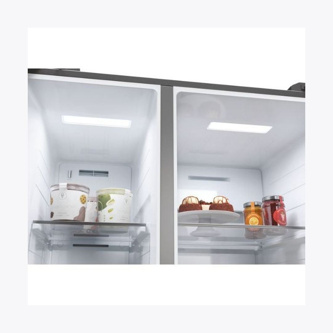 Haier SBS 90 Series 5 American Style Fridge Freezer | HSW59F18DIMM Haier Fridge Freezer Euronics Ireland