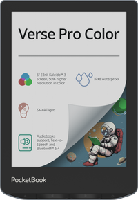 PocketBook Verse Pro Color - 6" E Ink Kaleido 3 Colour E-Reader | 253-PB634K3-1-WW
