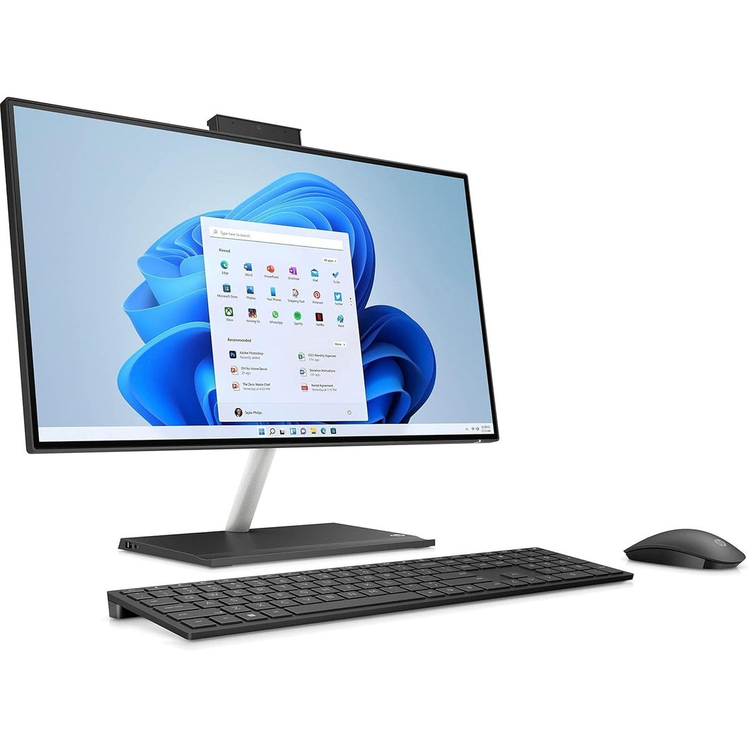 HP 24" All-in-One Desktop 8GB RAM 256GB AMD Radeon Graphics, Black | 650G3EA