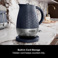 Morphy Richards Cassini 1.7L Rapid Boil Jug Kettle, Outer Space Blue & Silver | 103021