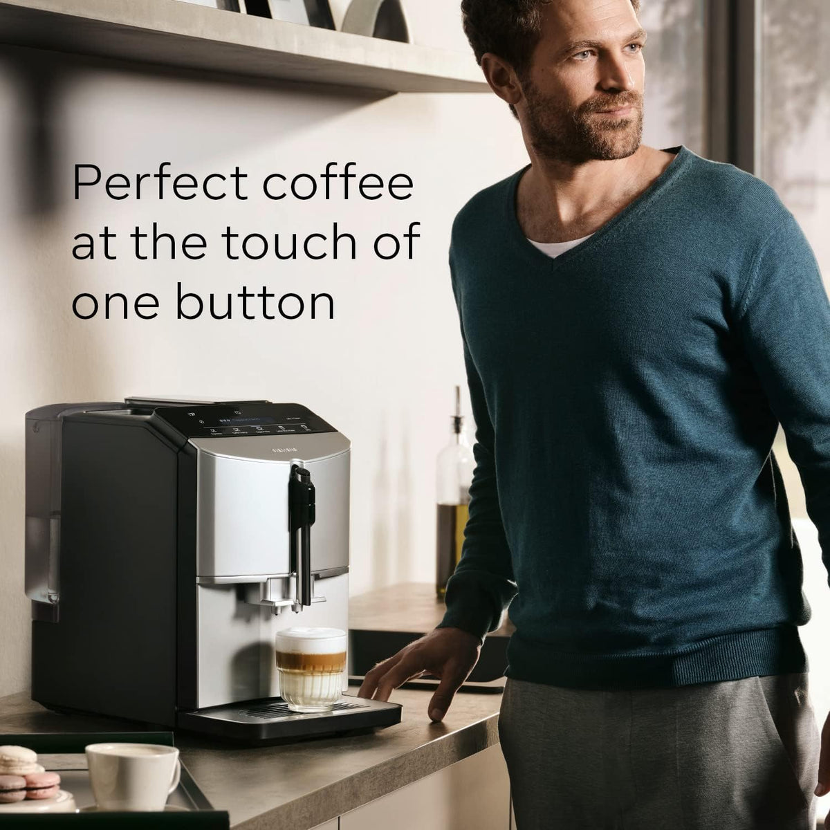 Siemens EQ300 Fully Automatic Bean to Cup Coffee Machine – view 5