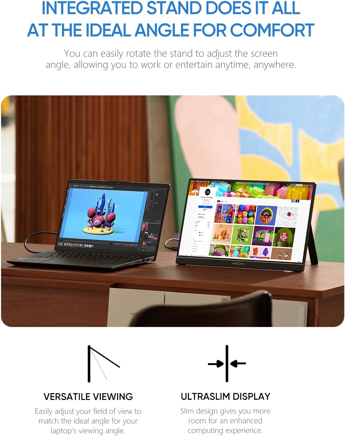 Arzopa A1T 15.6" Portable Full HD IPS Monitor | A1T