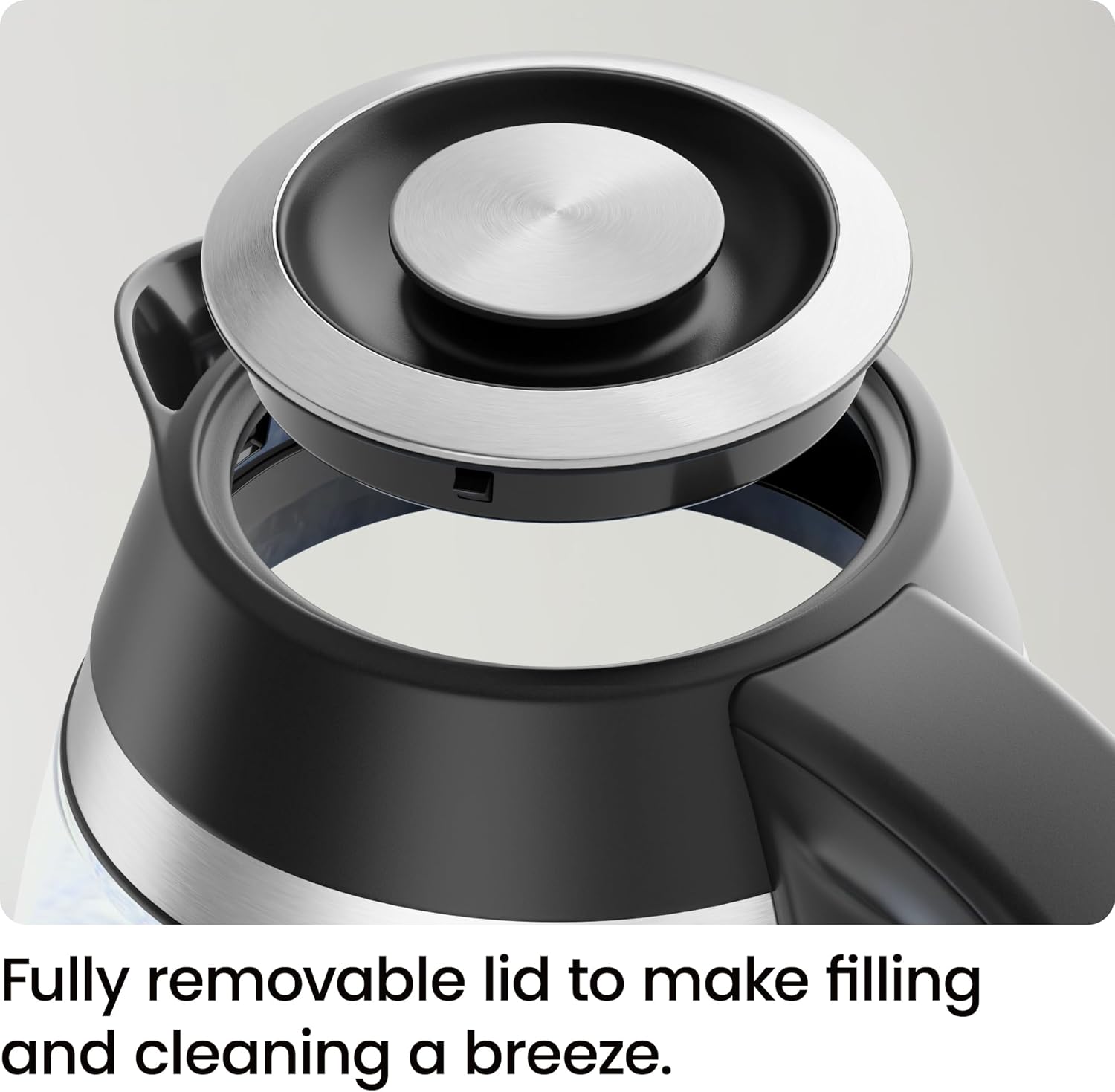 Chefman Fast-Boil 1.8L Electric Glass Kettle | RJ11-18-CTI-UK