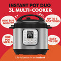 Instant Pot Duo Mini 3L 7-in-1 Electric Pressure Cooker – Black/Silver