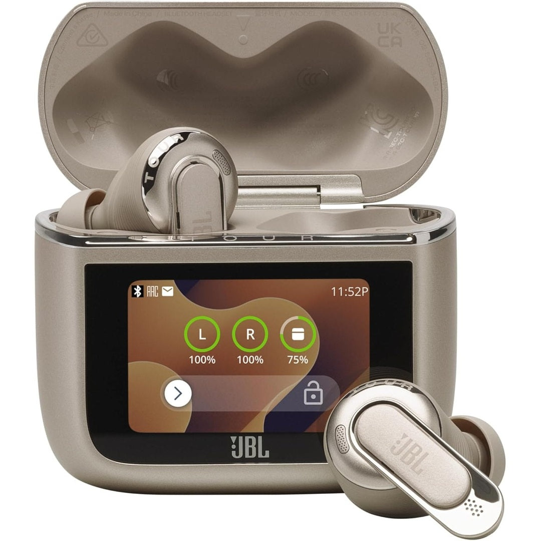 JBL Tour Pro 3 True Wireless Noise Cancelling Earbuds - Latte | JBLTOURPRO3LTT JBL Earbuds Euronics Ireland