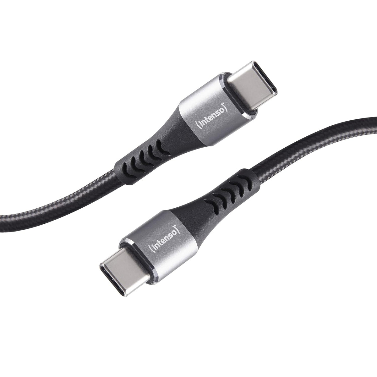 Intenso C60C USB-C to USB-C Cable 1m 60W - Black - front view