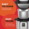 Instant Pot Duo Mini 3L 7-in-1 Electric Pressure Cooker – Black/Silver