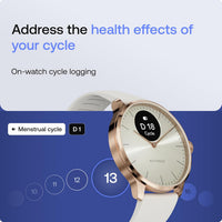 Withings ScanWatch Light - Health Tracking Watch with Heart Rate & SpO2 - Rose Gold White | 78-HWA11-model 1-All-Int