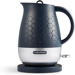Morphy Richards Cassini 1.7L Rapid Boil Jug Kettle, Outer Space Blue & Silver | 103021