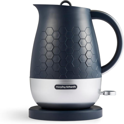 Morphy Richards Cassini 1.7L Rapid Boil Jug Kettle, Outer Space Blue & Silver | 103021