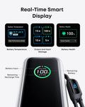 Anker 25K 165W Power Bank with Built-In USB-C & Retractable Cable, Black - official product image
