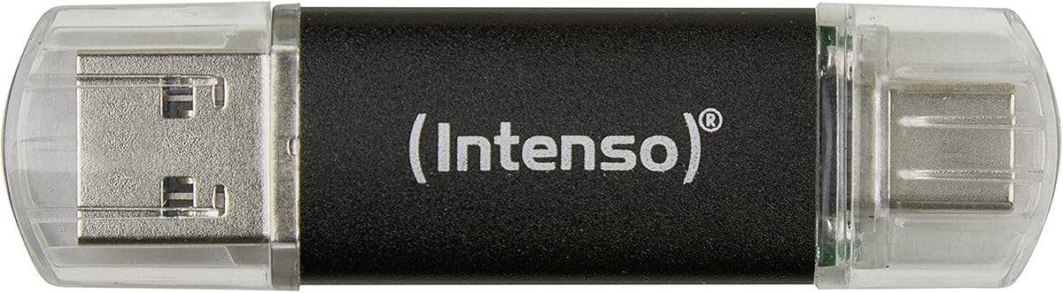 Intenso Twist Line 32GB USB 3.2 Dual Flash Drive, USB-C & USB-A - Anthracite - view 2