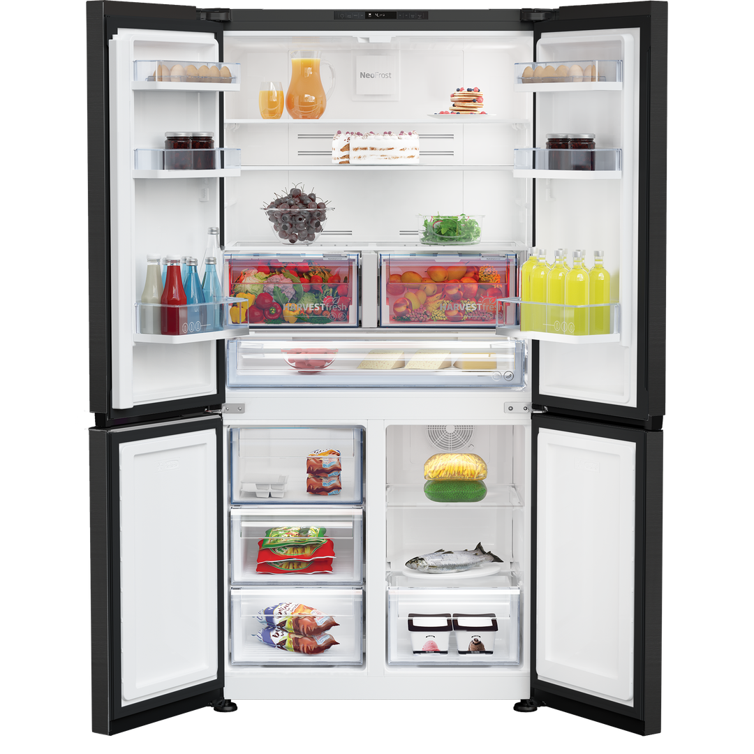 Beko Freestanding American Style Fridge Freezer with HarvestFresh™ | GN446224VPZ Beko American Fridge Freezer Euronics Ireland