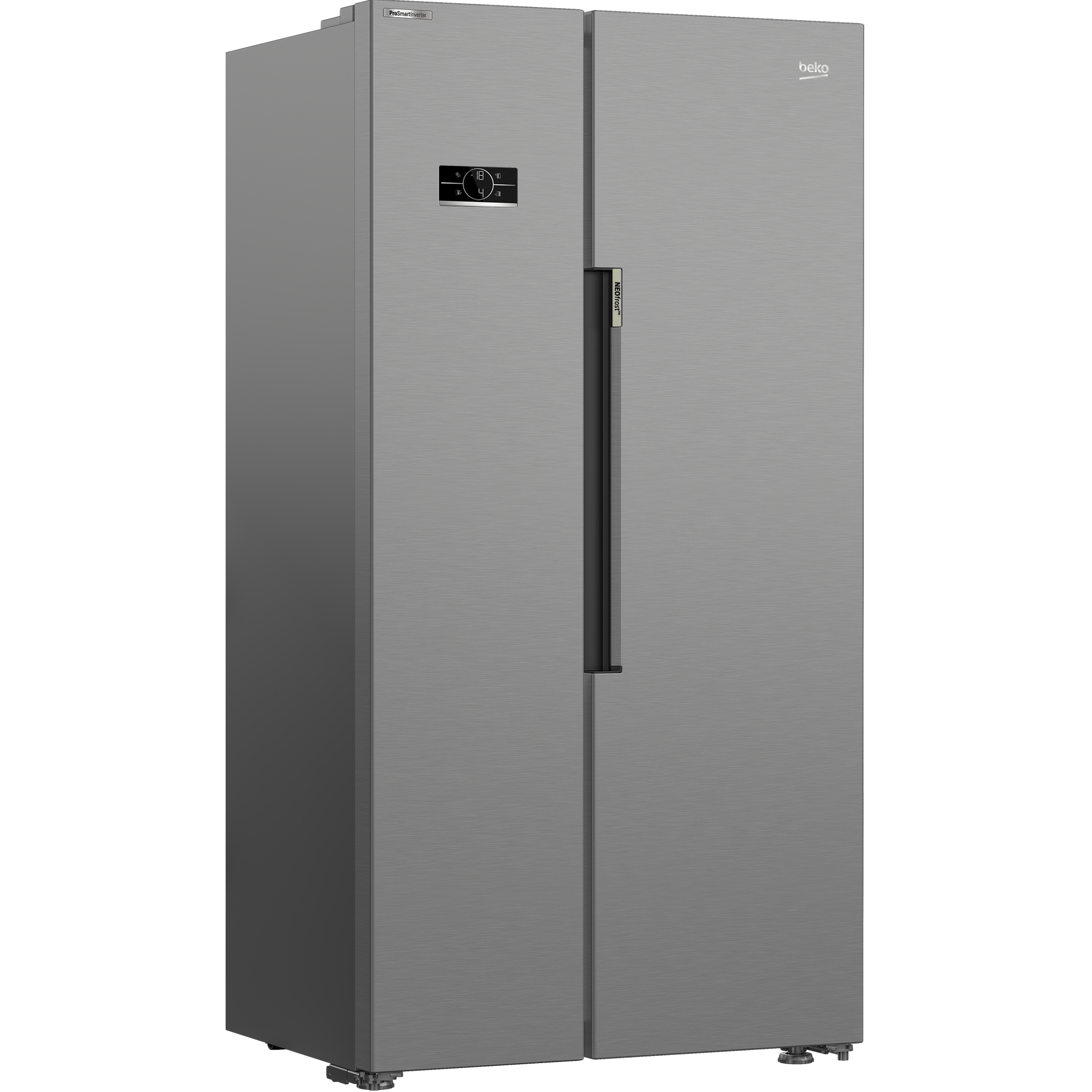 Beko Freestanding American Style Fridge Freezer with NeoFrost™ - Stainless Steel | ASL1442VPS Beko American Fridge Freezer Euronics Ireland