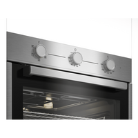 Beko AeroPerfect™ 60cm Built-in RecycledNet™ Single Fan Oven | BBIF16100X Beko Oven Euronics Ireland