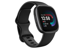 Fitbit Versa 4 - Fitness Smartwatch with GPS, NFC Payments & 40+ Exercise Modes - Black/Graphite | 79-FB523BKBK