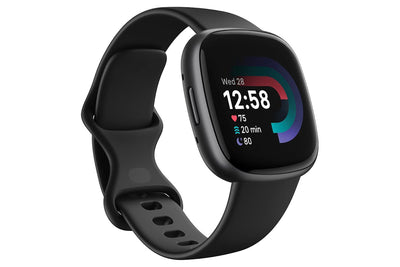 Fitbit Versa 4 - Fitness Smartwatch with GPS, NFC Payments & 40+ Exercise Modes - Black/Graphite | 79-FB523BKBK