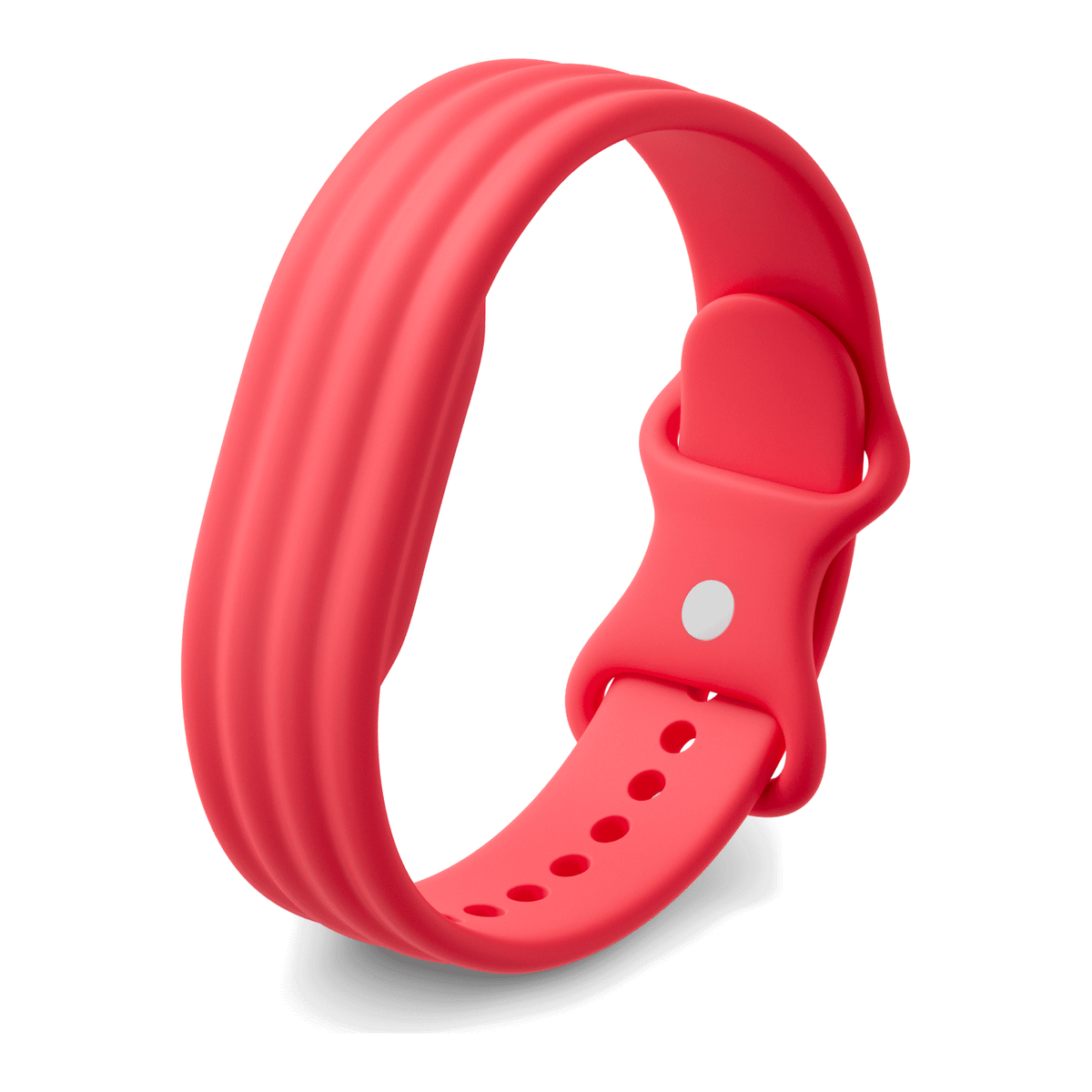 Google Fitbit Air Active Band, Small - Berry - angled view