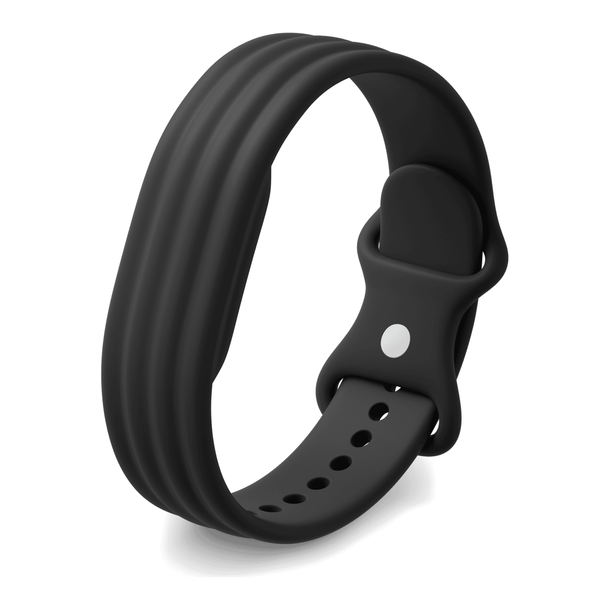 Google Fitbit Air Active Band, Large - Obsidian - angled view