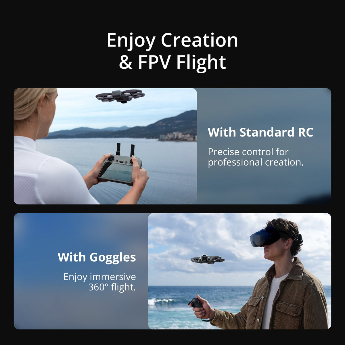 DJI Avata 360 Fly More Combo (DJI RC 2) - FPV and standard flight
