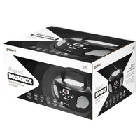 Groov-e Original Boombox CD Player with AM/FM Radio Black - official product image