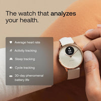 Withings ScanWatch Light - Health Tracking Watch with Heart Rate & SpO2 - Rose Gold White | 78-HWA11-model 1-All-Int