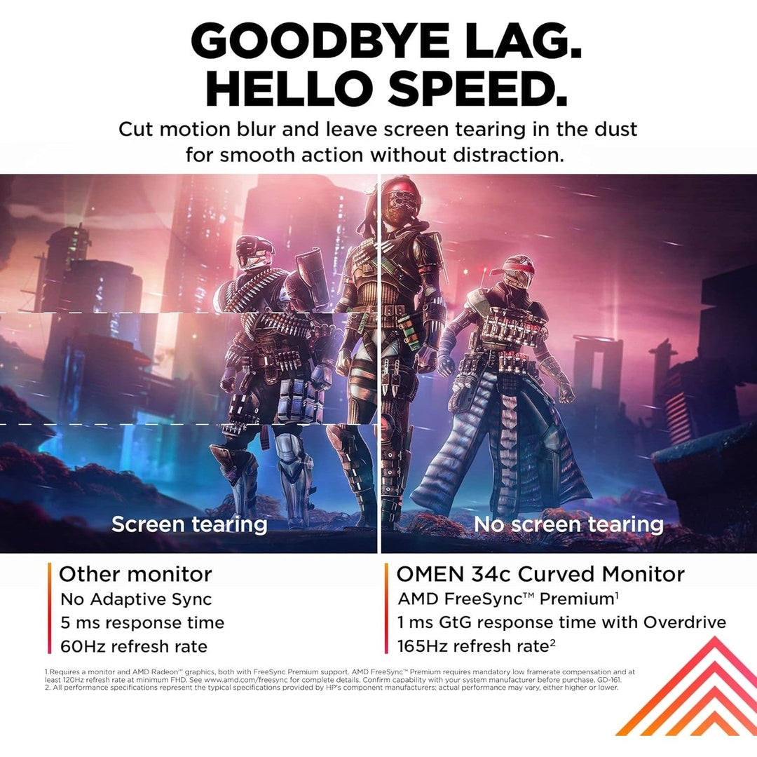 HP OMEN 34 Inch FHD IPS Gaming Monitor | 780K8AA