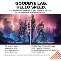 HP OMEN 34 Inch FHD IPS Gaming Monitor | 780K8AA#ABU HP Monitor Euronics Ireland