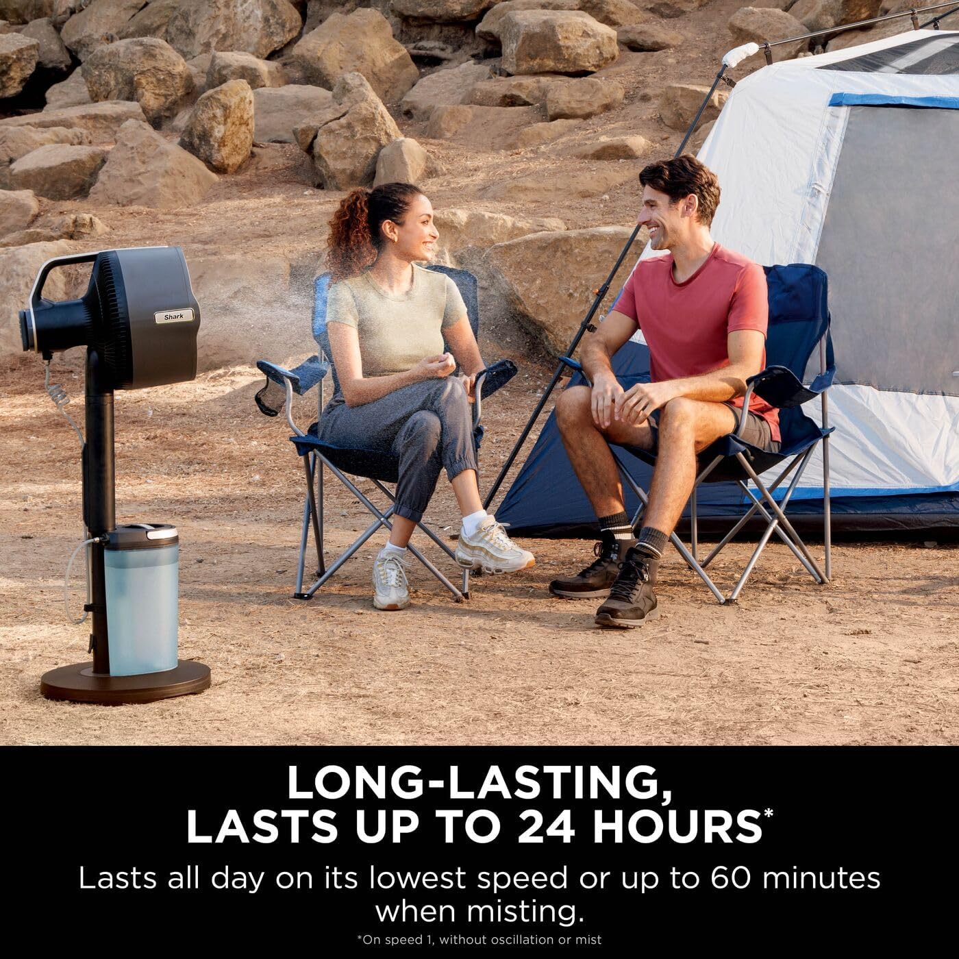 Shark FlexBreeze Pro Mist Cordless Indoor & Outdoor Fan with Outdoor Misting System | FA300UK