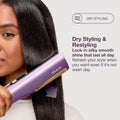 Shark SilkiPro Ceramic Hair Straightener & Dryer | HT401UKPU