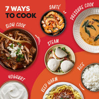 Instant Pot Duo Mini 3L 7-in-1 Electric Pressure Cooker – Black/Silver