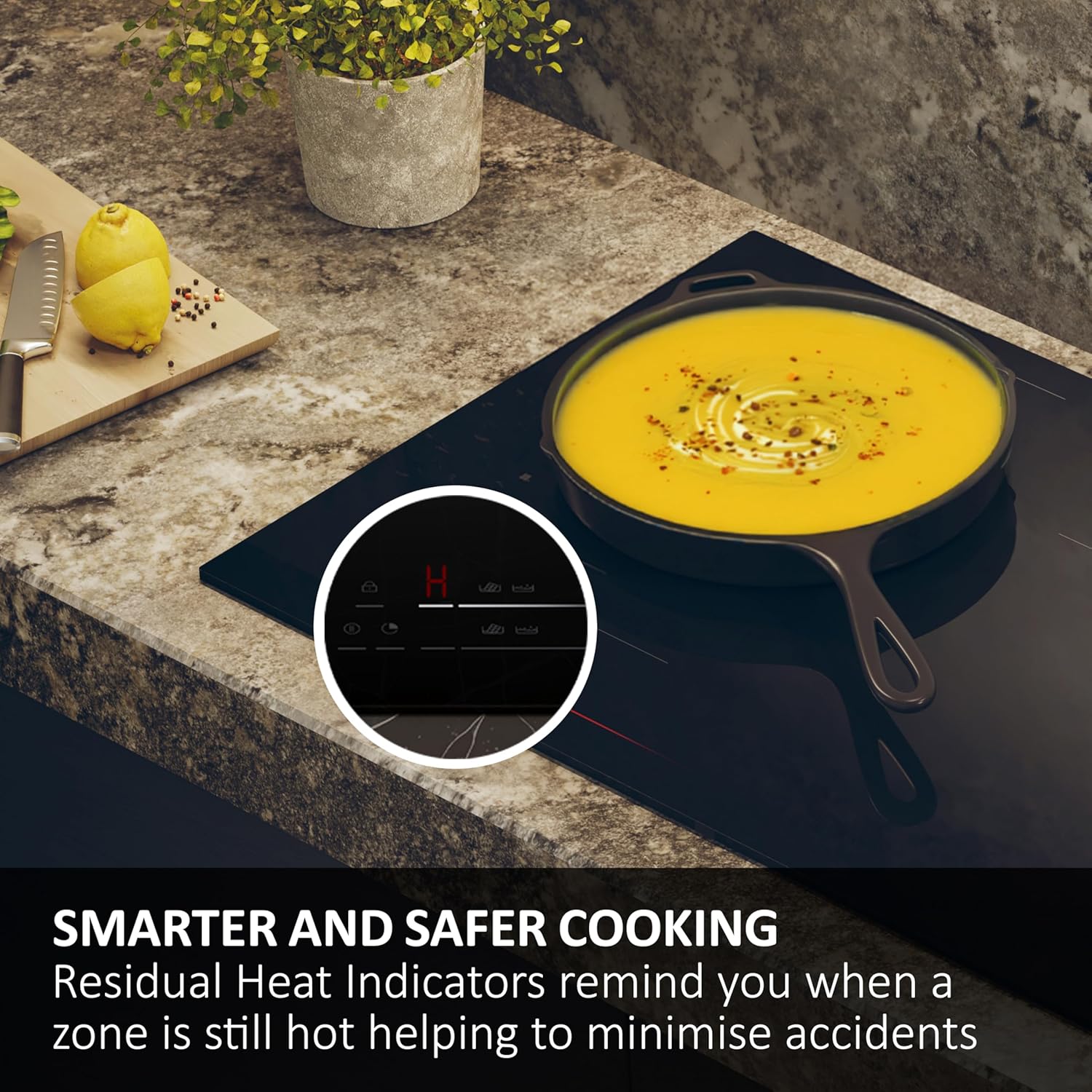 Haier ID Series 2 60cm 4 Zone Induction Hob with WiFi | HAISJ64MC