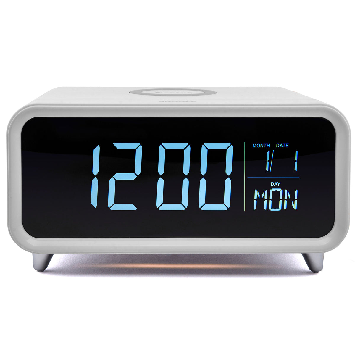 Groov-e Atlas II Bluetooth Alarm Clock Radio Black - official product image