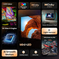 Hisense U7Q 65" Mini LED 4K UHD ULED Gaming Smart TV | 65U7Q