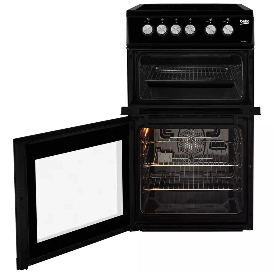 Beko 50cm Electric Cooker | KDVC563AK Beko Cooker Euronics Ireland
